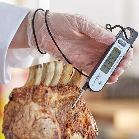 AVATEMP 3in Black Digital Folding Probe Thermometer with Magnet 914FT450